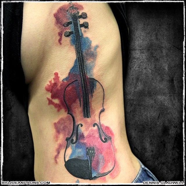Tattoo series - Violin/piano key by StereoiD on DeviantArt