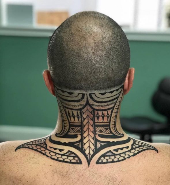 geometric neck shoulder tattooTikTok Search