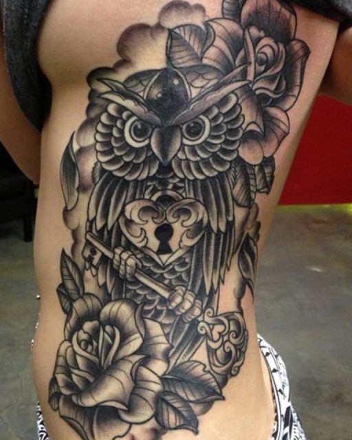 Owl Tattoo Designs For Woman | TattooMenu