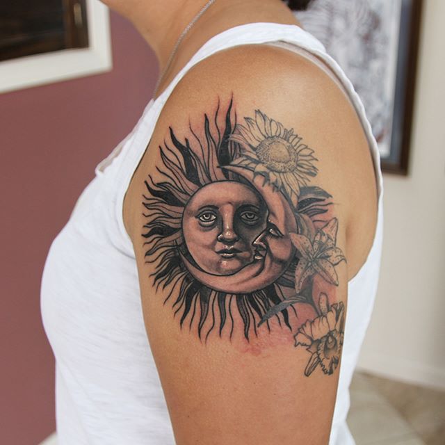 Sun Tattoo Designs | TattooMenu