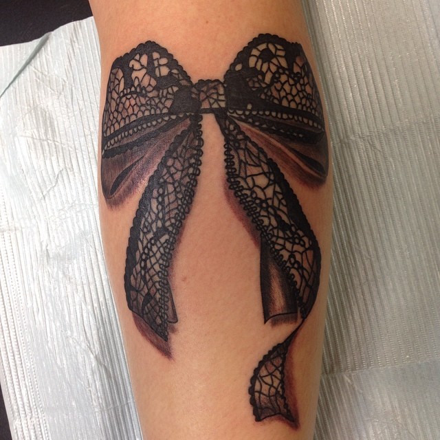 Bow Tie Garter 3D tattoo by Roony  Best Tattoo Ideas Gallery