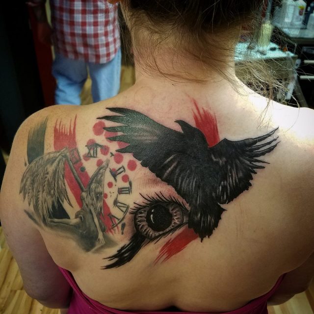 117 Top Crow Tattoos Designs and Ideas for You 