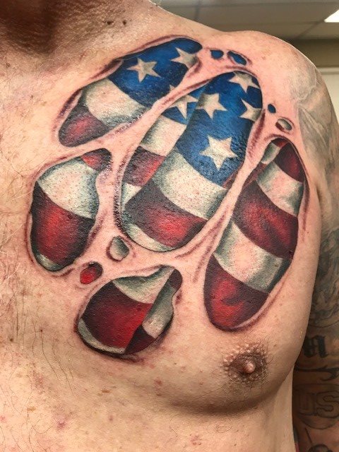 My first tattoo Artist Chris Johnson The Hanging City Fort Smith  Arkansas  rtattoos