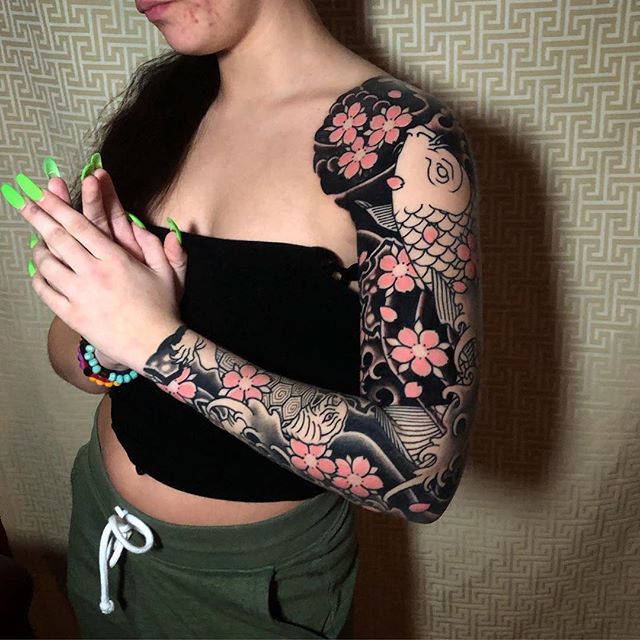 Japanesestyle tattoos by Mark Fernandez  Hart  Huntington Tattoo Co  Orlando