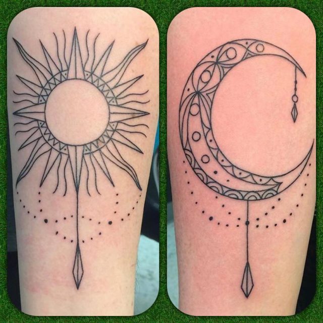 Sun Tattoo Designs For Woman | TattooMenu