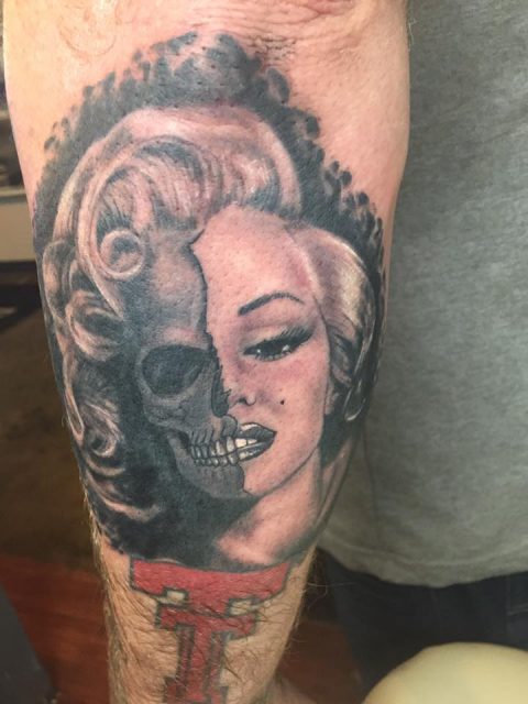 The only two sure things in life Death and Change Done by Lance Lloyd at  Deluxe Tattoo in Chicago  rtattoos
