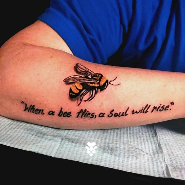 Bee Tattoo Designs For Men