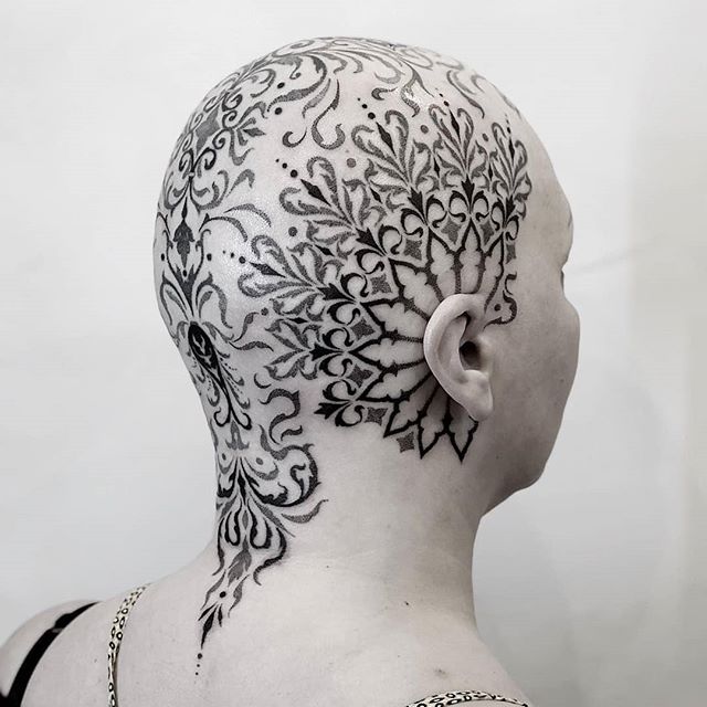 Head Tattoo Designs For Woman | TattooMenu