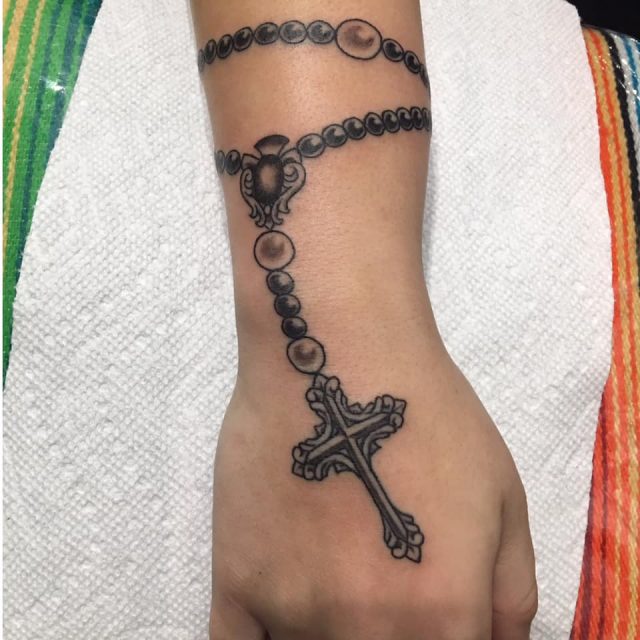 religioustattoos rosary rosarytattoo ink tattoos tattoo girlswi   TikTok