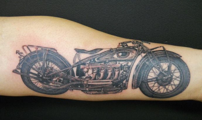 Motorcycle Tattoo Designs For Men | TattooMenu