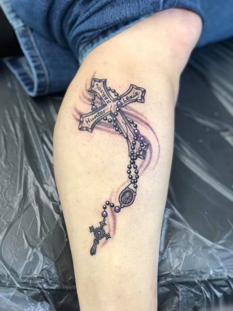 52 Rosary Tattoos For Men