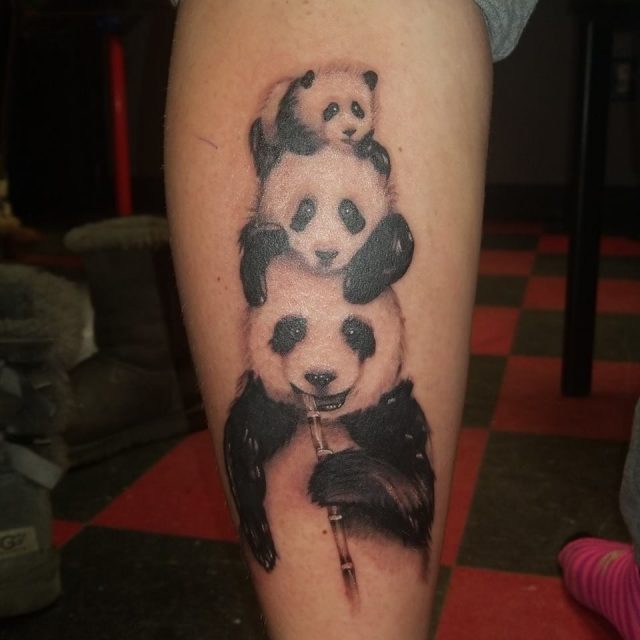 Bear Family Coverup Tattoo by Jackie Rabbit  Custom Tattoo  Flickr