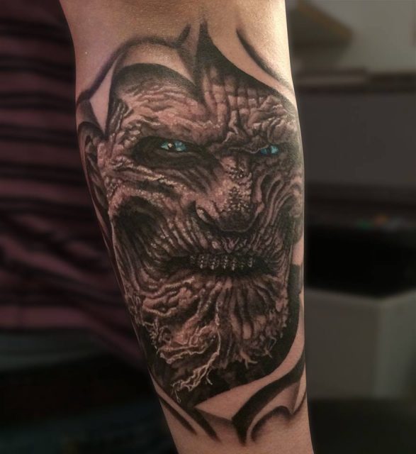 Laz Tattoos and Paintings  Jeepers Creepers foot piece in one session on  a loyal client  Facebook