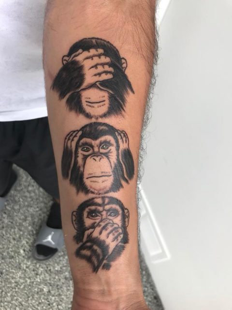 Monkey Tattoo Desings For Men | TattooMenu