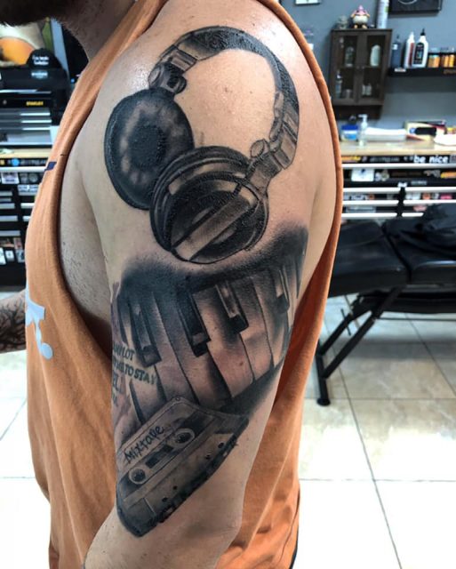 Discover 95+ about dj turntable tattoo designs unmissable -  .vn