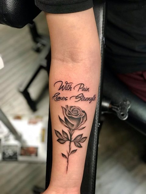with pain comes strength tattoo sideTikTok Search