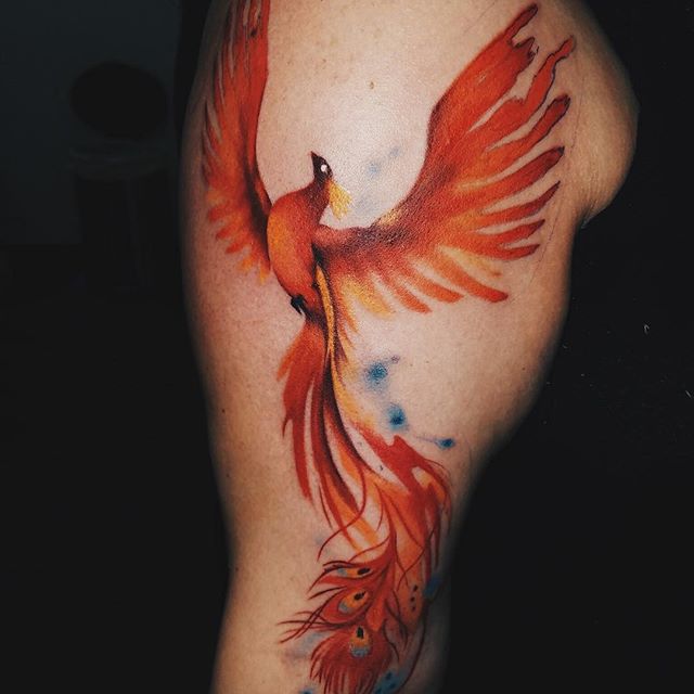 Phoenix Tattoo Designs For Men | TattooMenu