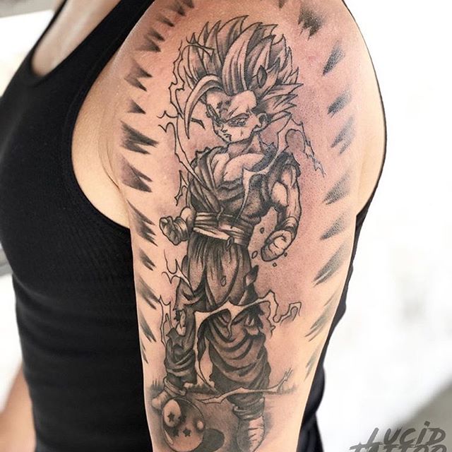 40 Vegeta Tattoo Designs For Men  Dragon Ball Z Ink Ideas