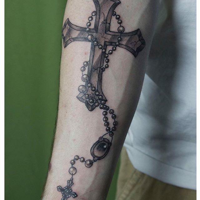 Rosary Tattoo Designs For Men | TattooMenu